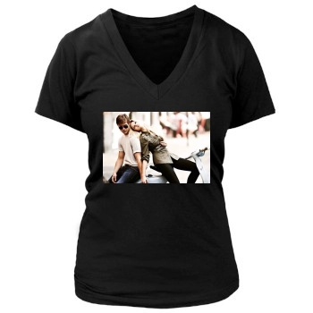 Shane van der Westhuizen Women's Deep V-Neck TShirt