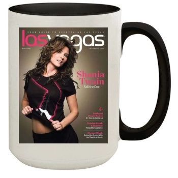 Shania Twain 15oz Colored Inner & Handle Mug