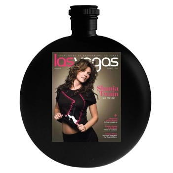 Shania Twain Round Flask