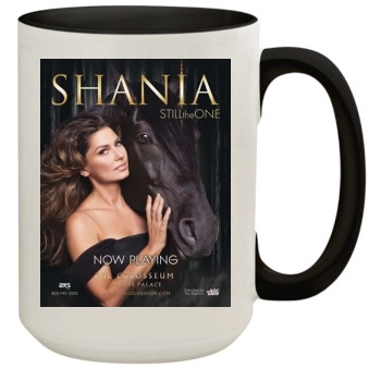 Shania Twain 15oz Colored Inner & Handle Mug