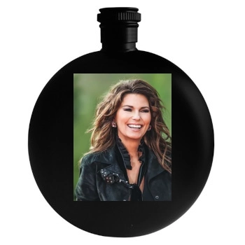 Shania Twain Round Flask