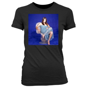 Shannen Doherty Women's Junior Cut Crewneck T-Shirt