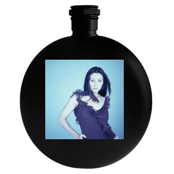 Shannen Doherty Round Flask