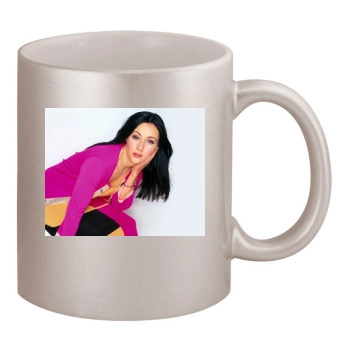 Shannen Doherty 11oz Metallic Silver Mug