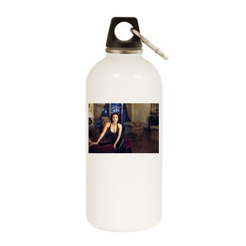 Shannen Doherty White Water Bottle With Carabiner