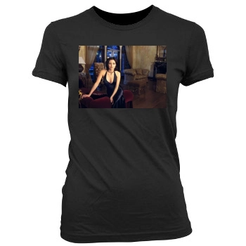 Shannen Doherty Women's Junior Cut Crewneck T-Shirt