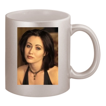 Shannen Doherty 11oz Metallic Silver Mug