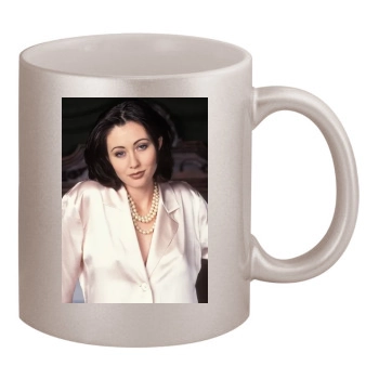 Shannen Doherty 11oz Metallic Silver Mug