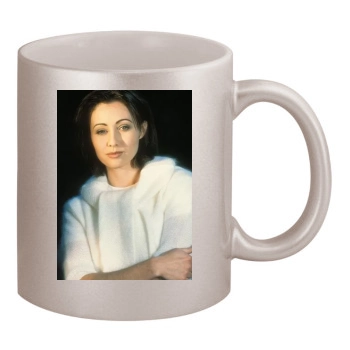 Shannen Doherty 11oz Metallic Silver Mug