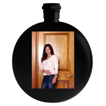 Shannen Doherty Round Flask