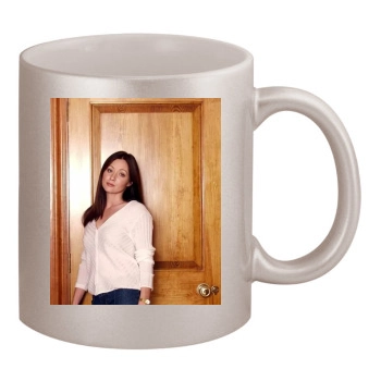 Shannen Doherty 11oz Metallic Silver Mug