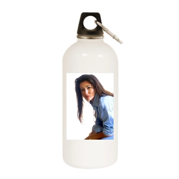 Shannen Doherty White Water Bottle With Carabiner