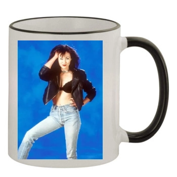 Shannen Doherty 11oz Colored Rim & Handle Mug