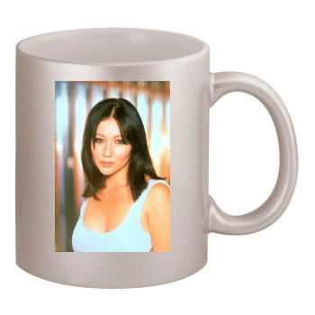 Shannen Doherty 11oz Metallic Silver Mug