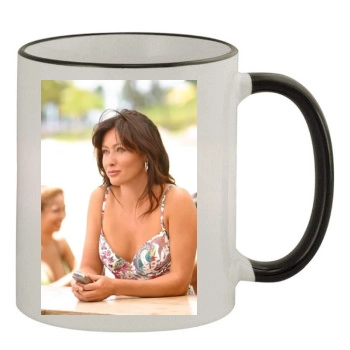 Shannen Doherty 11oz Colored Rim & Handle Mug