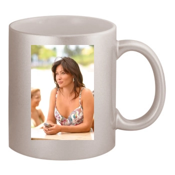 Shannen Doherty 11oz Metallic Silver Mug