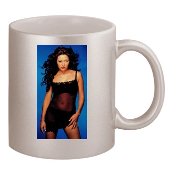 Shannen Doherty 11oz Metallic Silver Mug