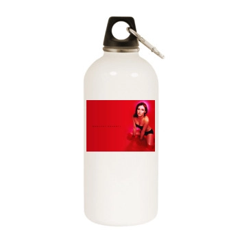 Shannen Doherty White Water Bottle With Carabiner