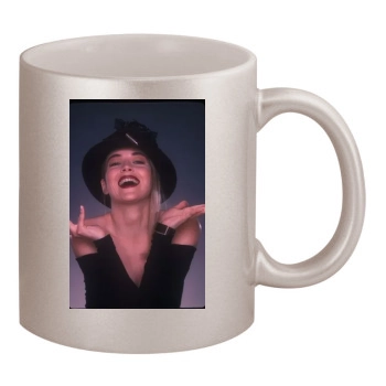 Sharon Stone 11oz Metallic Silver Mug