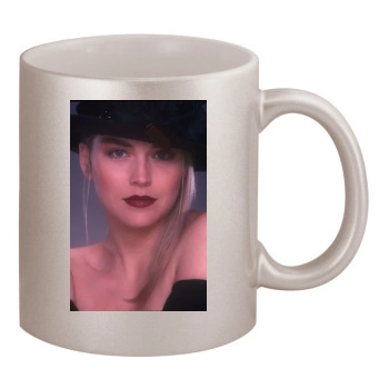 Sharon Stone 11oz Metallic Silver Mug