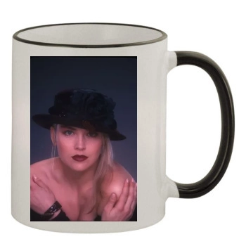 Sharon Stone 11oz Colored Rim & Handle Mug