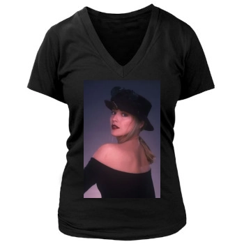 Sharon Stone Women's Deep V-Neck TShirt