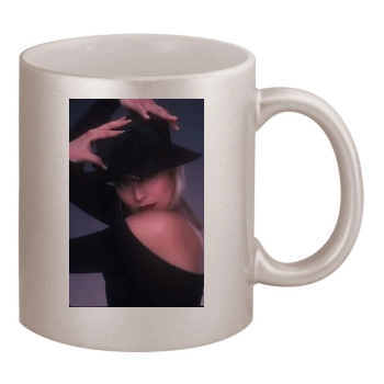 Sharon Stone 11oz Metallic Silver Mug