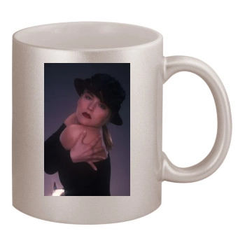 Sharon Stone 11oz Metallic Silver Mug