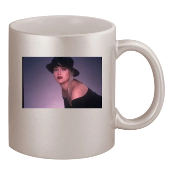 Sharon Stone 11oz Metallic Silver Mug