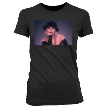 Sharon Stone Women's Junior Cut Crewneck T-Shirt