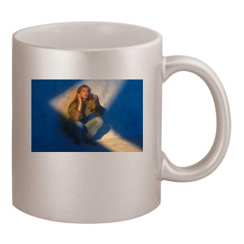 Sharon Stone 11oz Metallic Silver Mug