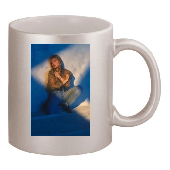 Sharon Stone 11oz Metallic Silver Mug