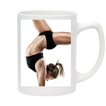 Shawn Johnson 14oz White Statesman Mug