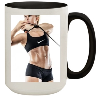 Shawn Johnson 15oz Colored Inner & Handle Mug