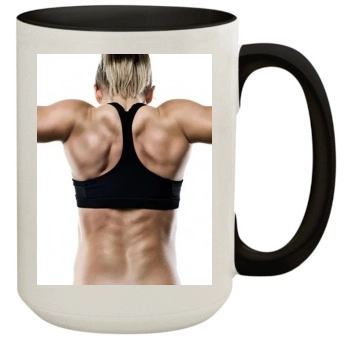 Shawn Johnson 15oz Colored Inner & Handle Mug