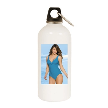 Alina Vacariu White Water Bottle With Carabiner