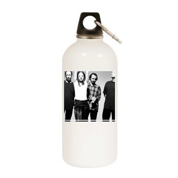 Shirley Manson White Water Bottle With Carabiner