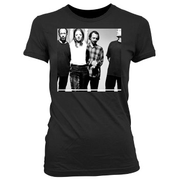 Shirley Manson Women's Junior Cut Crewneck T-Shirt