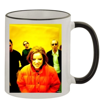 Shirley Manson 11oz Colored Rim & Handle Mug