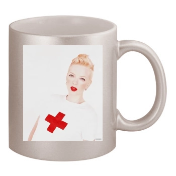 Shirley Manson 11oz Metallic Silver Mug