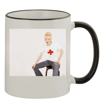 Shirley Manson 11oz Colored Rim & Handle Mug