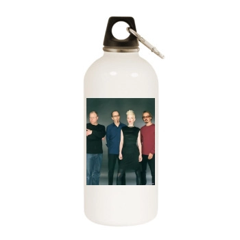 Shirley Manson White Water Bottle With Carabiner