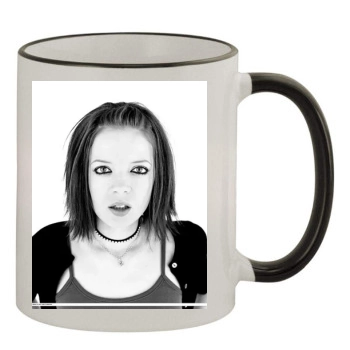 Shirley Manson 11oz Colored Rim & Handle Mug