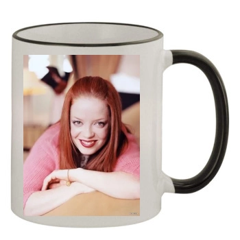 Shirley Manson 11oz Colored Rim & Handle Mug