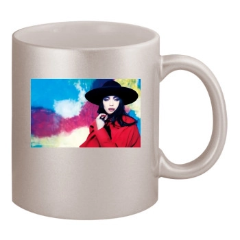 Shu Qi 11oz Metallic Silver Mug