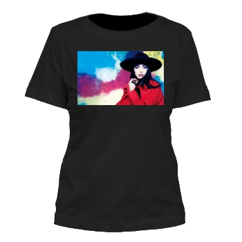 Shu Qi Women's Cut T-Shirt