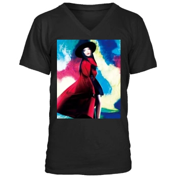 Shu Qi Men's V-Neck T-Shirt