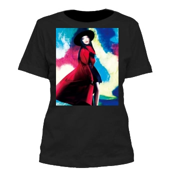 Shu Qi Women's Cut T-Shirt