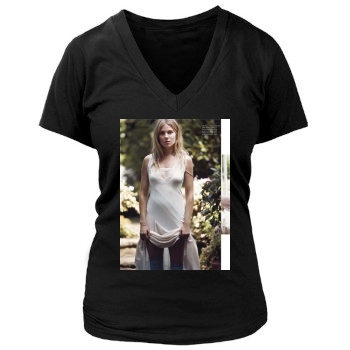 Sienna Miller Women's Deep V-Neck TShirt