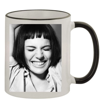 Sienna Miller 11oz Colored Rim & Handle Mug